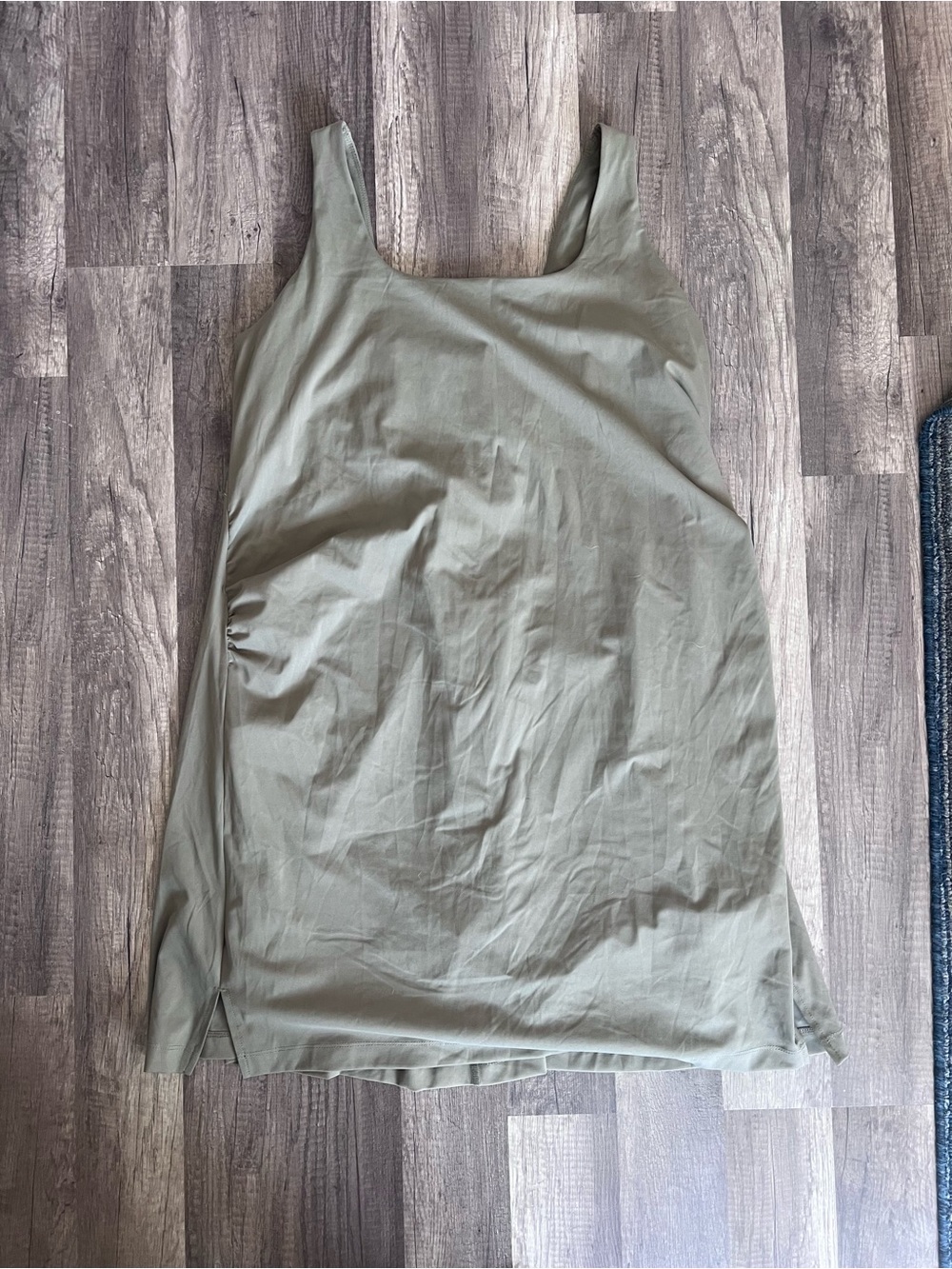 Old Navy maternity Olive Green Scoop Neck Tank Dress Romper